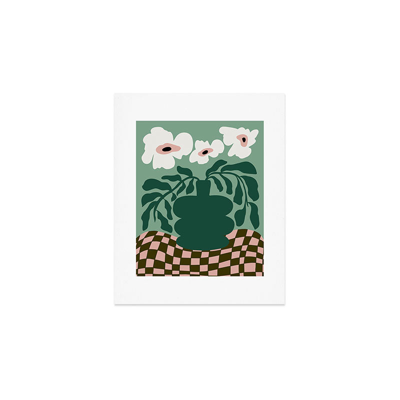 Bold Blossom Pottery Art Print Gallery Image 1