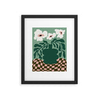 Bold Blossom Pottery Framed Art Print Gallery Image 5