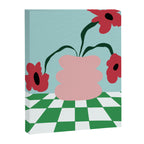 Bold clay florals Canvas Print Gallery Image 6