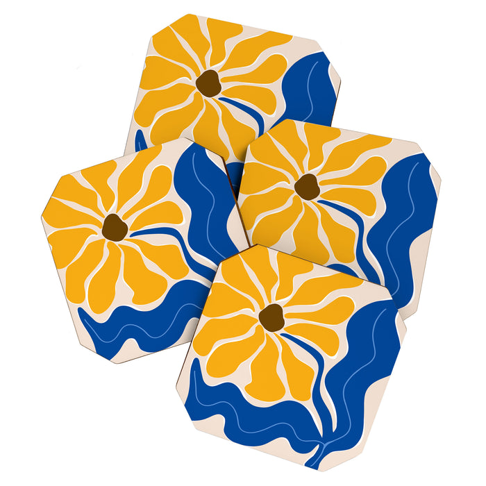 Bold sunflower 3 Coaster Gallery Image 1