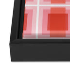 Bright Geometry Framed Canvas Print Gallery Image 3