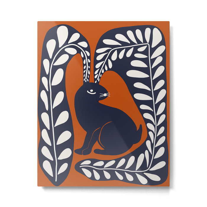 Bunny on the hill  Metal Print Gallery Image 1