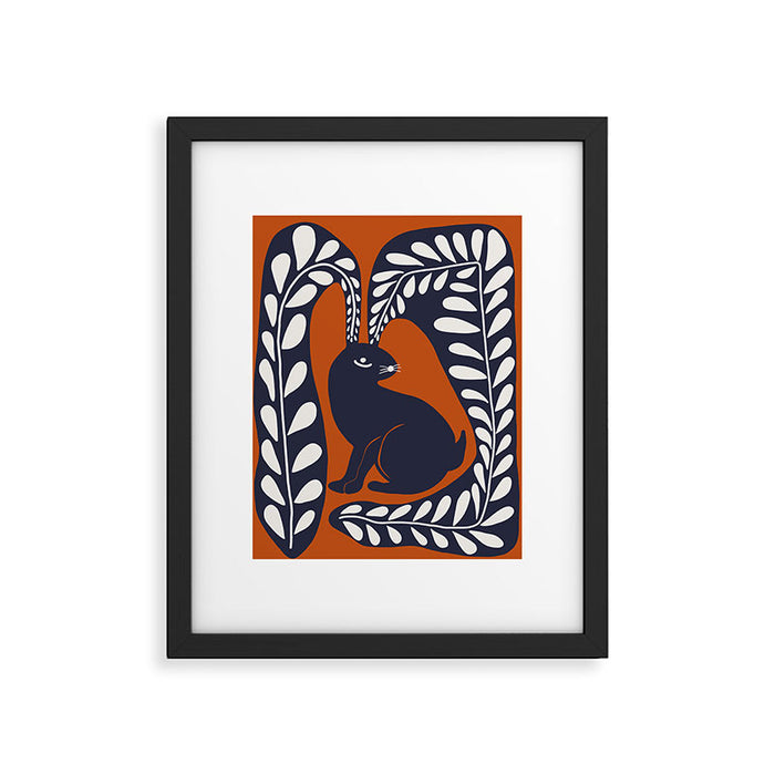Bunny on the hill  Framed Art Print Gallery Image 1