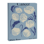 Cancer white rose  Canvas Print Gallery Image 6
