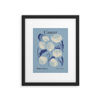 Cancer white rose  Framed Art Print Gallery Image 5