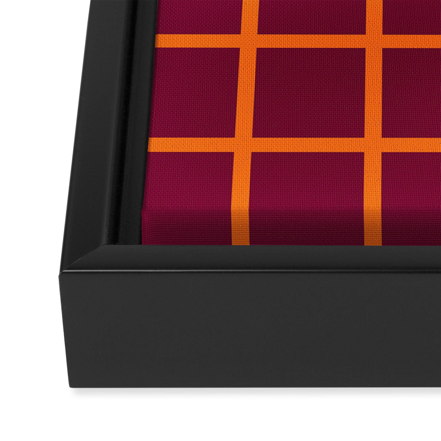 chequered  Framed Canvas Print Gallery Image 3