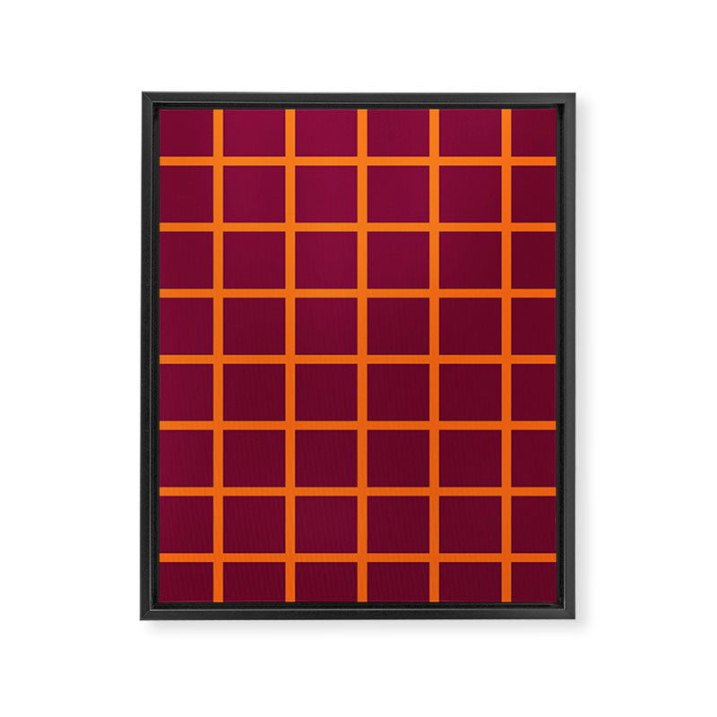 chequered  Framed Canvas Print Gallery Image 8