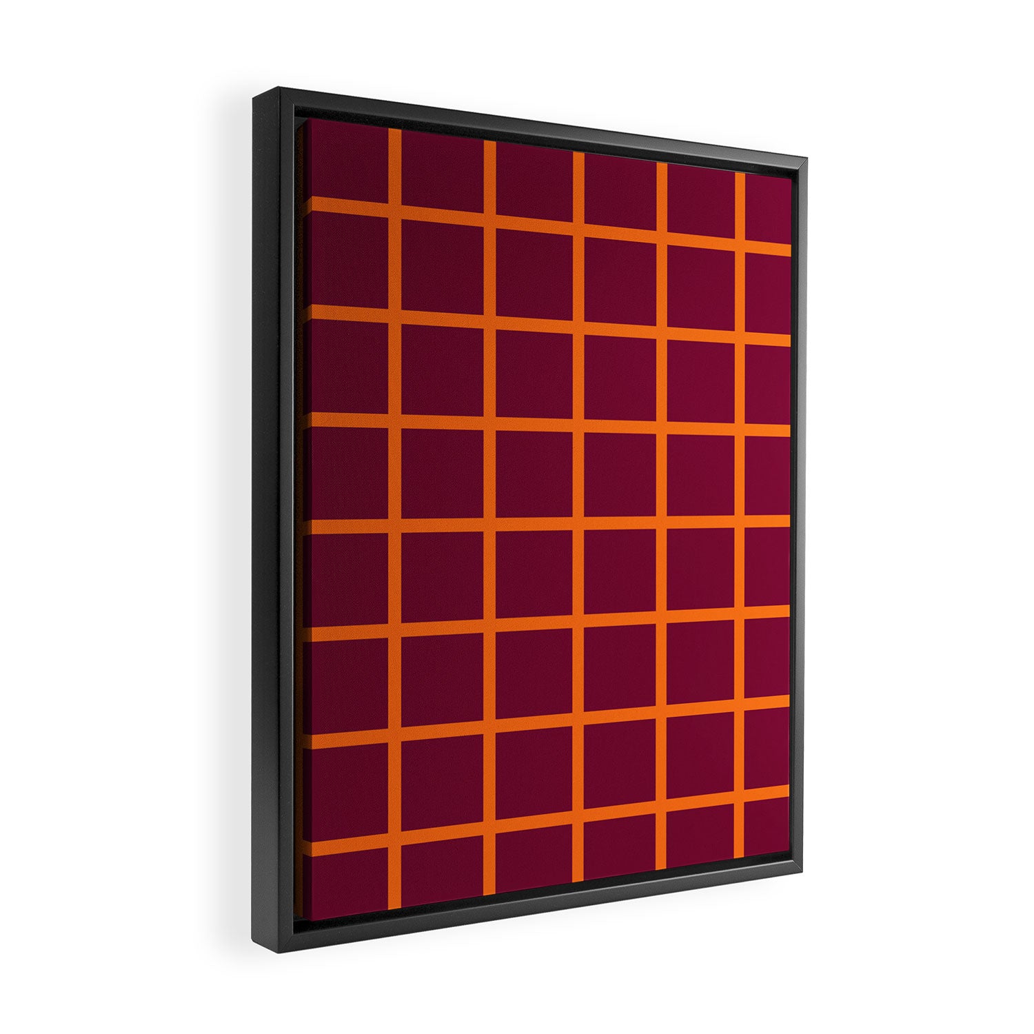 chequered  Framed Canvas Print Gallery Image 2