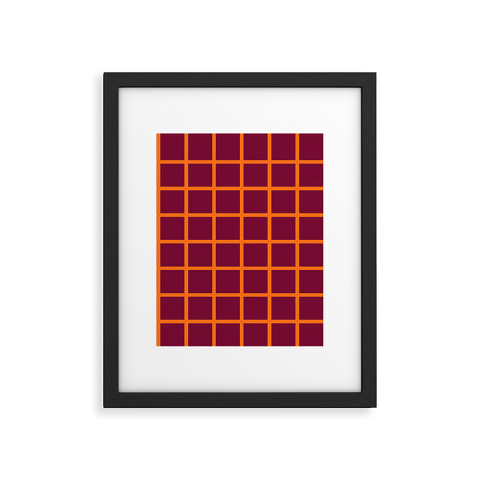 chequered  Framed Art Print Gallery Image 1