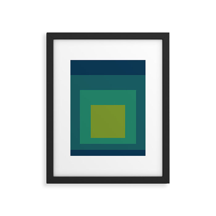 color square 16 Framed Art Print Gallery Image 1