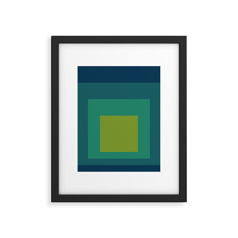 color square 16 Framed Art Print Gallery Image 6