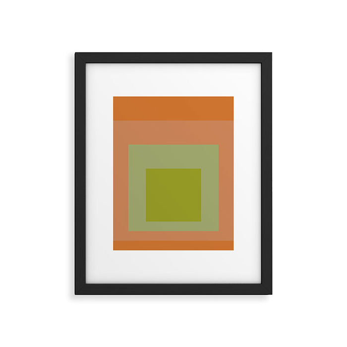 color square 8 Framed Art Print Gallery Image 1