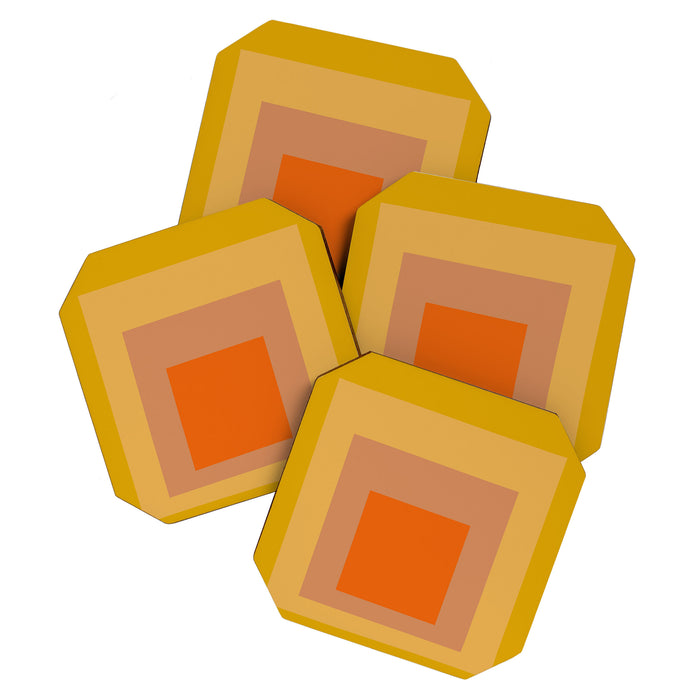 color square 9 Coaster Gallery Image 1