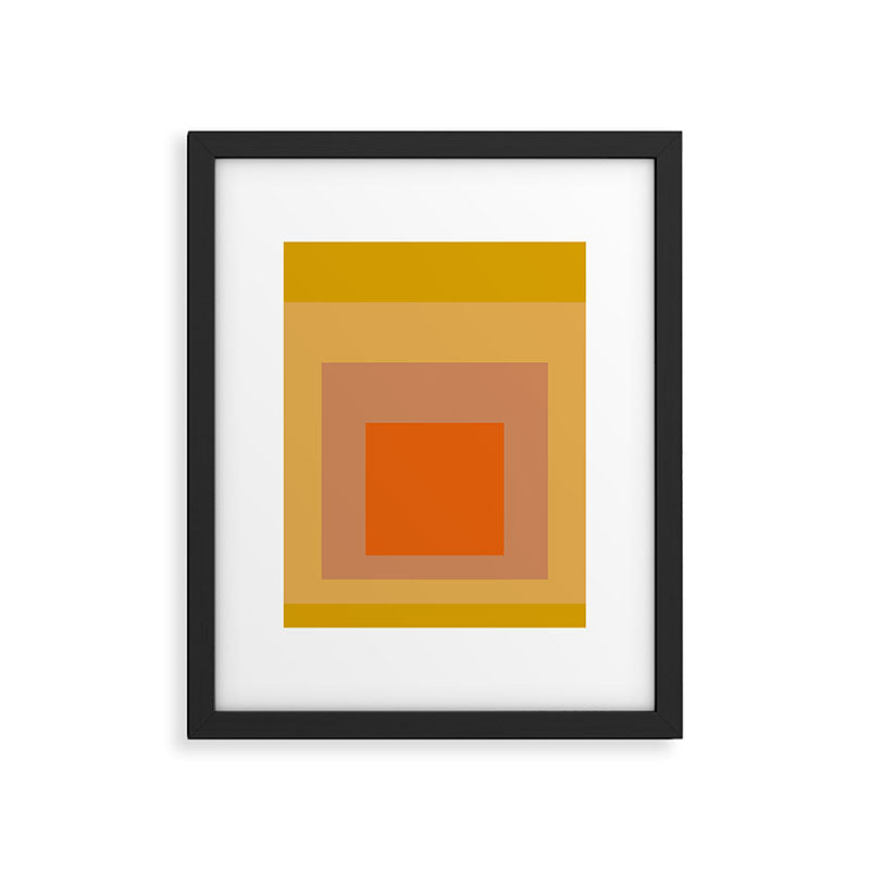 color square 9 Framed Art Print Gallery Image 6