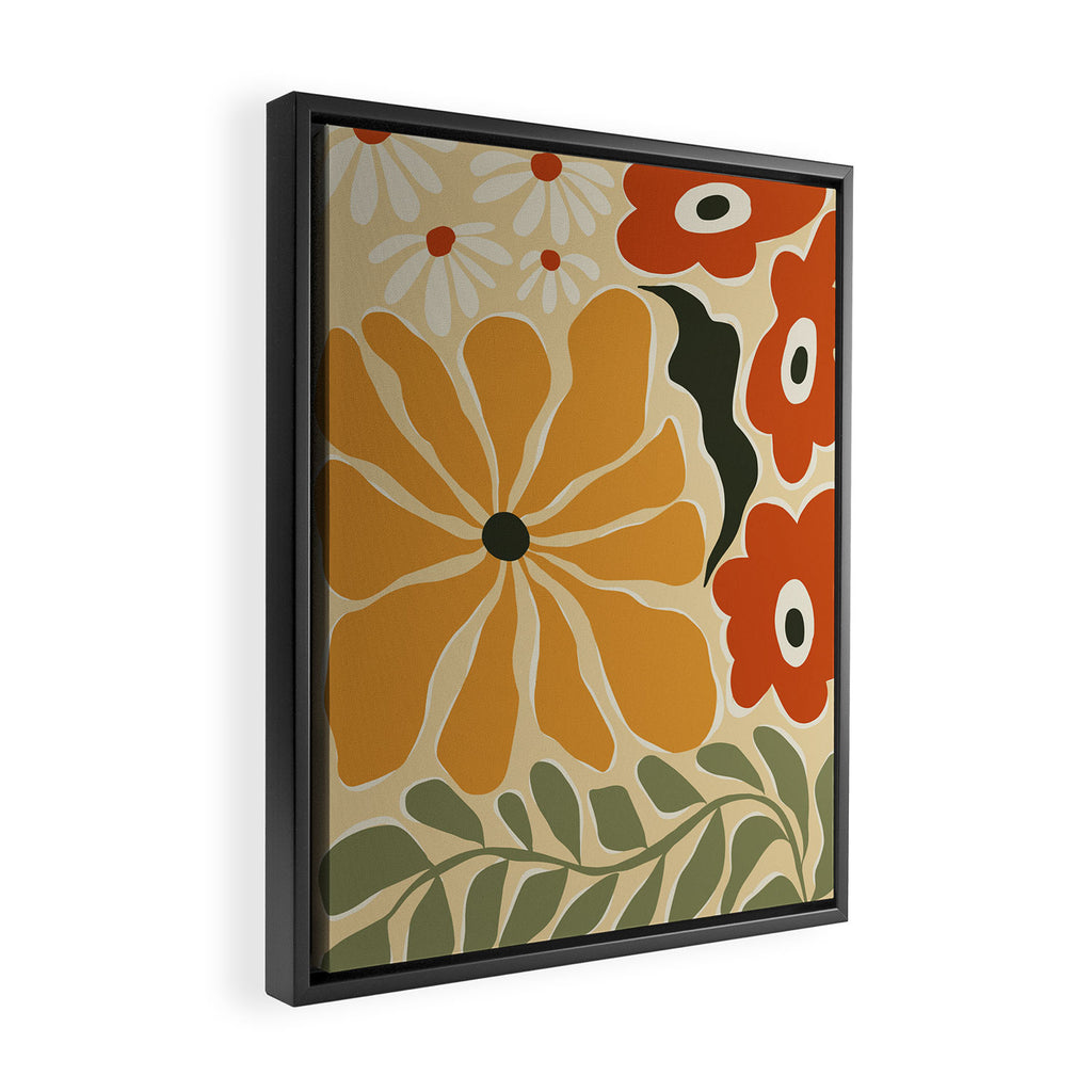 colorful_mid-century  Framed Canvas Print Gallery Image 2