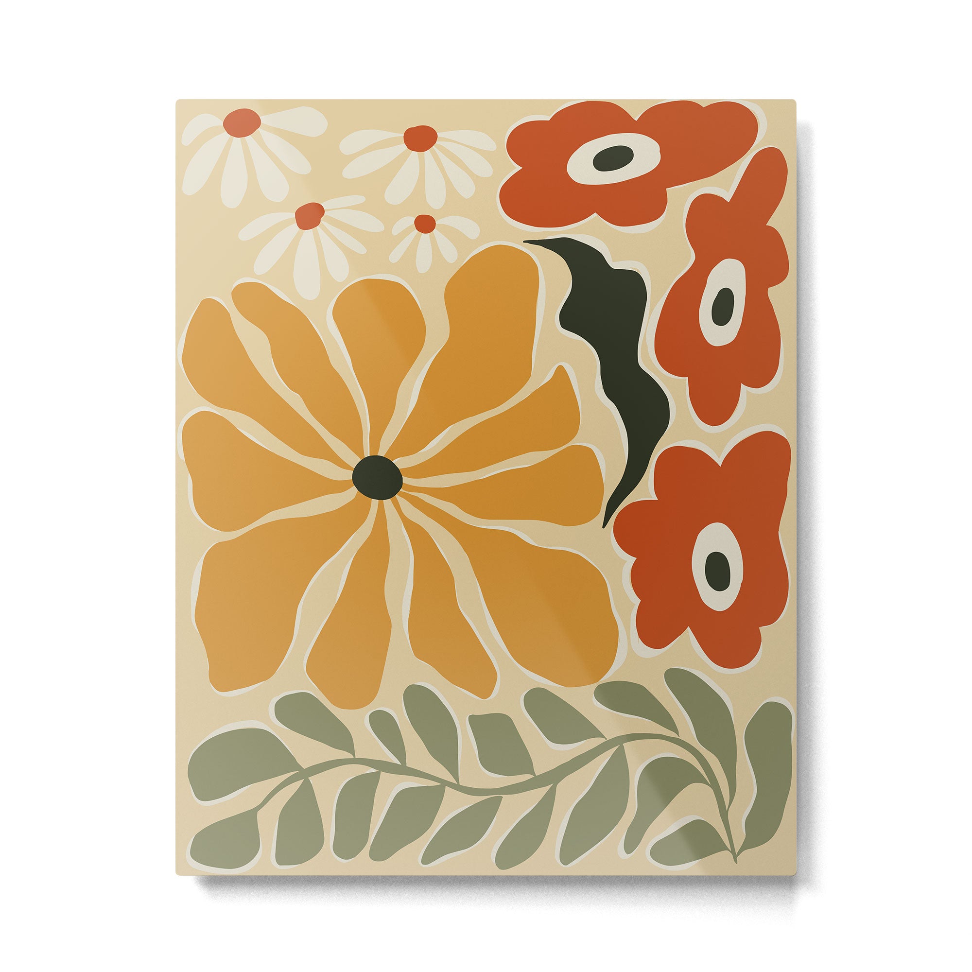 colorful_mid-century  Metal Print Gallery Image 4