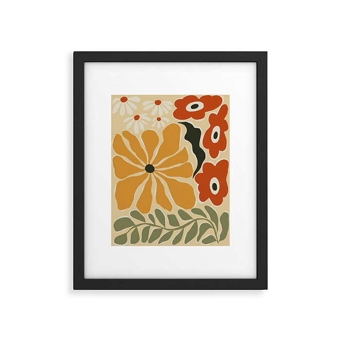 colorful_mid-century  Framed Art Print Gallery Image 1
