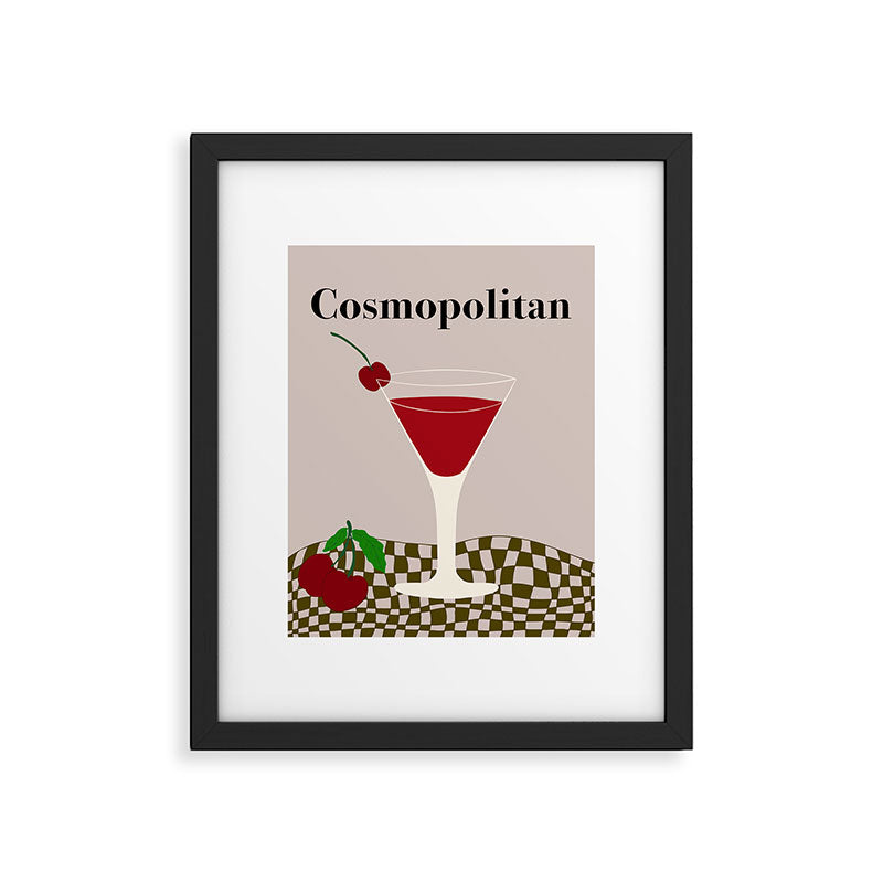 Cosmopolitan Cocktail Framed Art Print Gallery Image 5