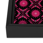 Cozy Pattern Framed Canvas Print Gallery Image 3
