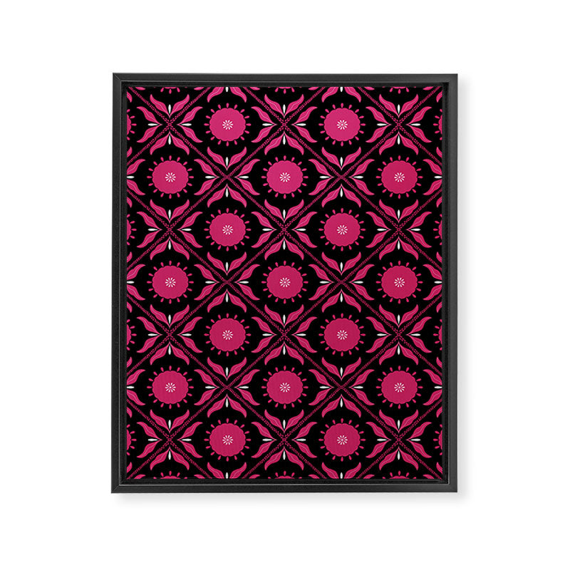Cozy Pattern Framed Canvas Print Gallery Image 8