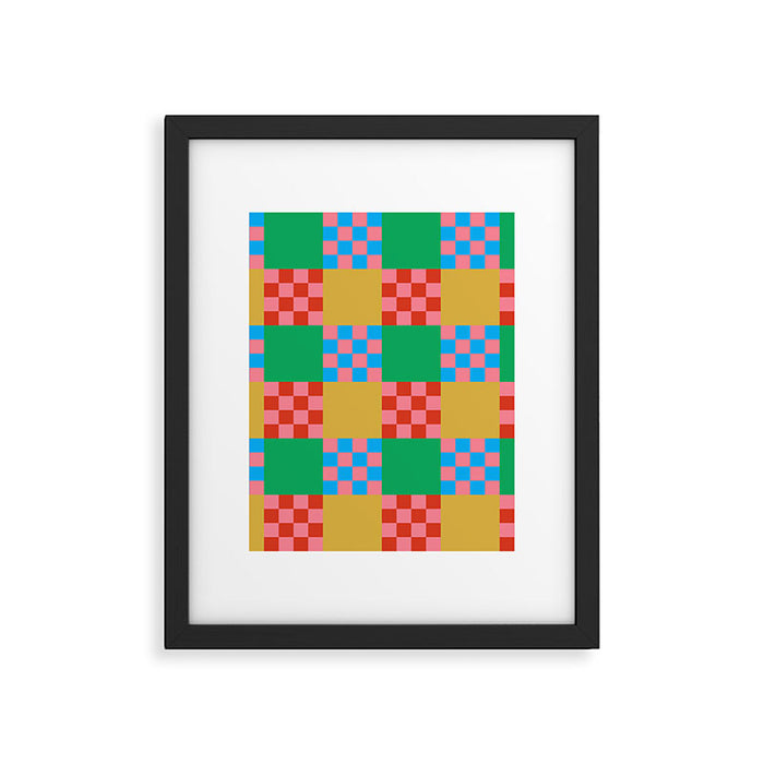 Cubist Illusion Framed Art Print Gallery Image 1