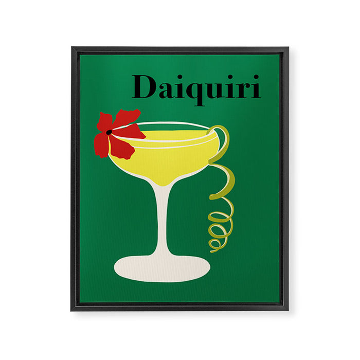 Daiquiri Cocktail  Framed Canvas Print Gallery Image 1