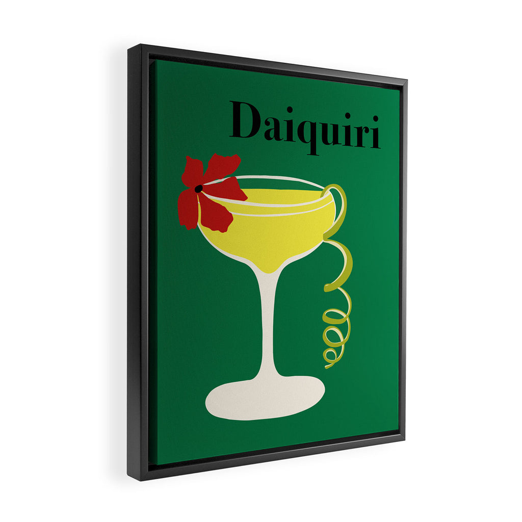 Daiquiri Cocktail  Framed Canvas Print Gallery Image 2