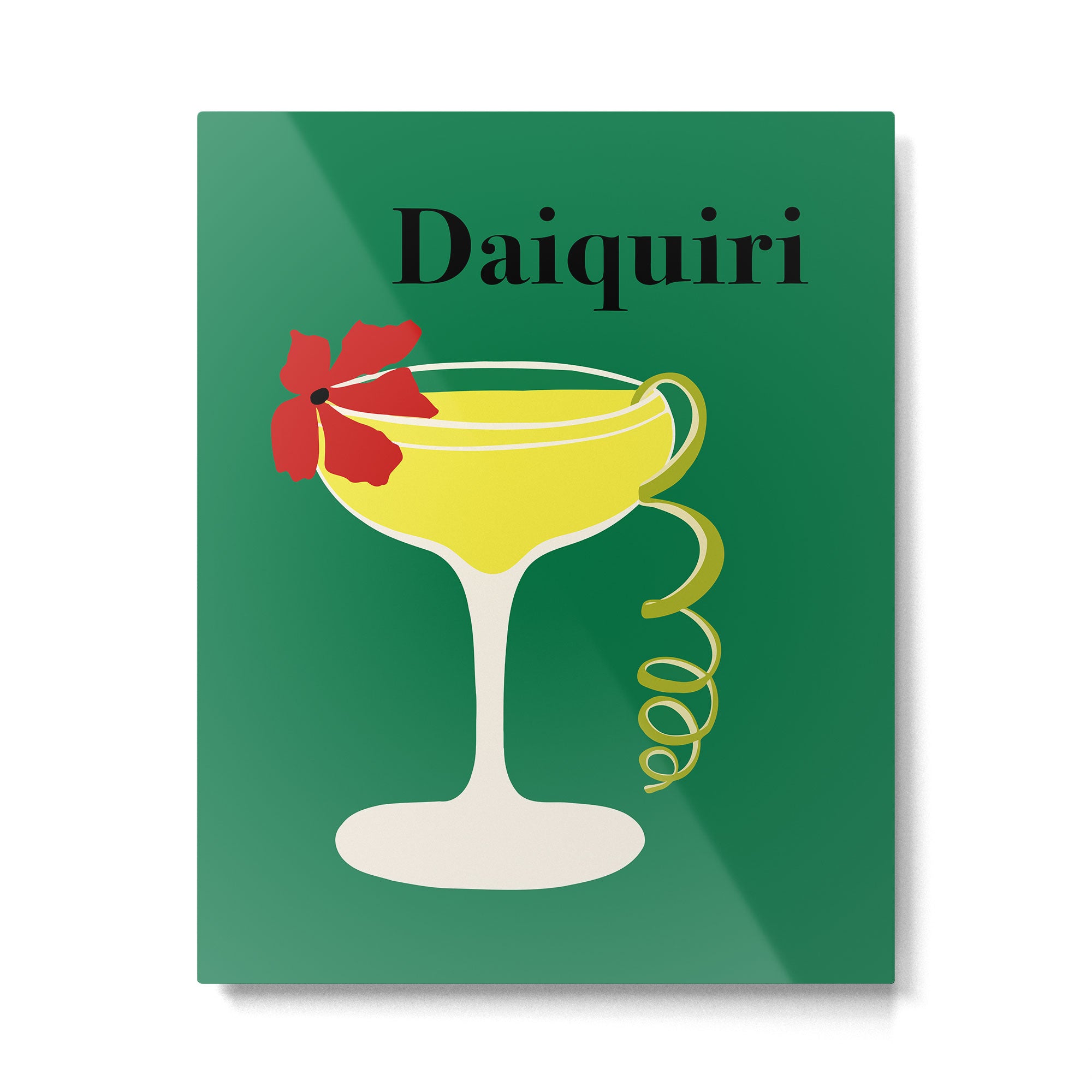 Daiquiri Cocktail  Metal Print Gallery Image 4