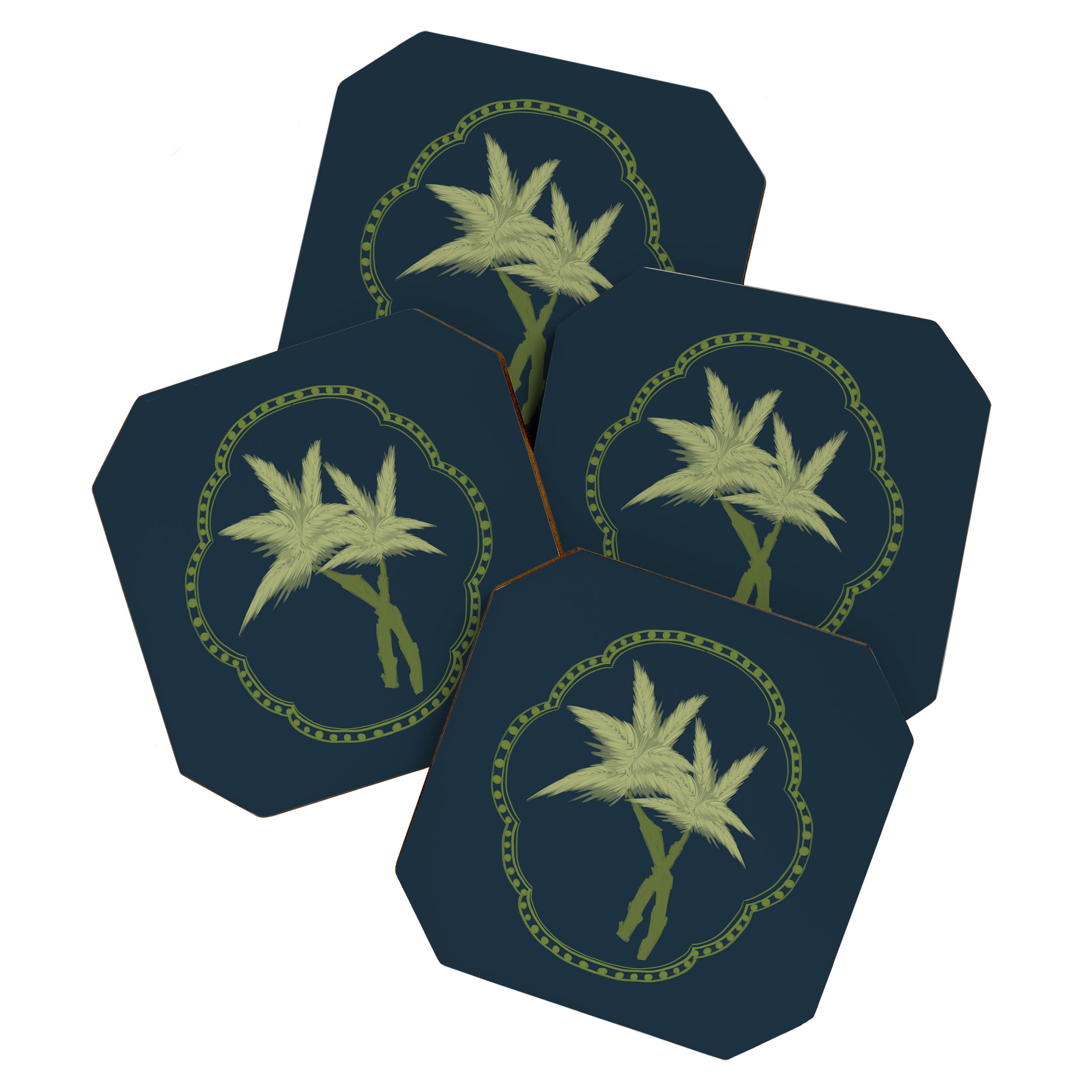 Delicate Palm Coaster Gallery Image 1