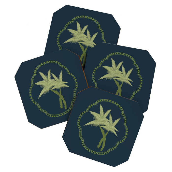 Delicate Palm Coaster Gallery Image 1