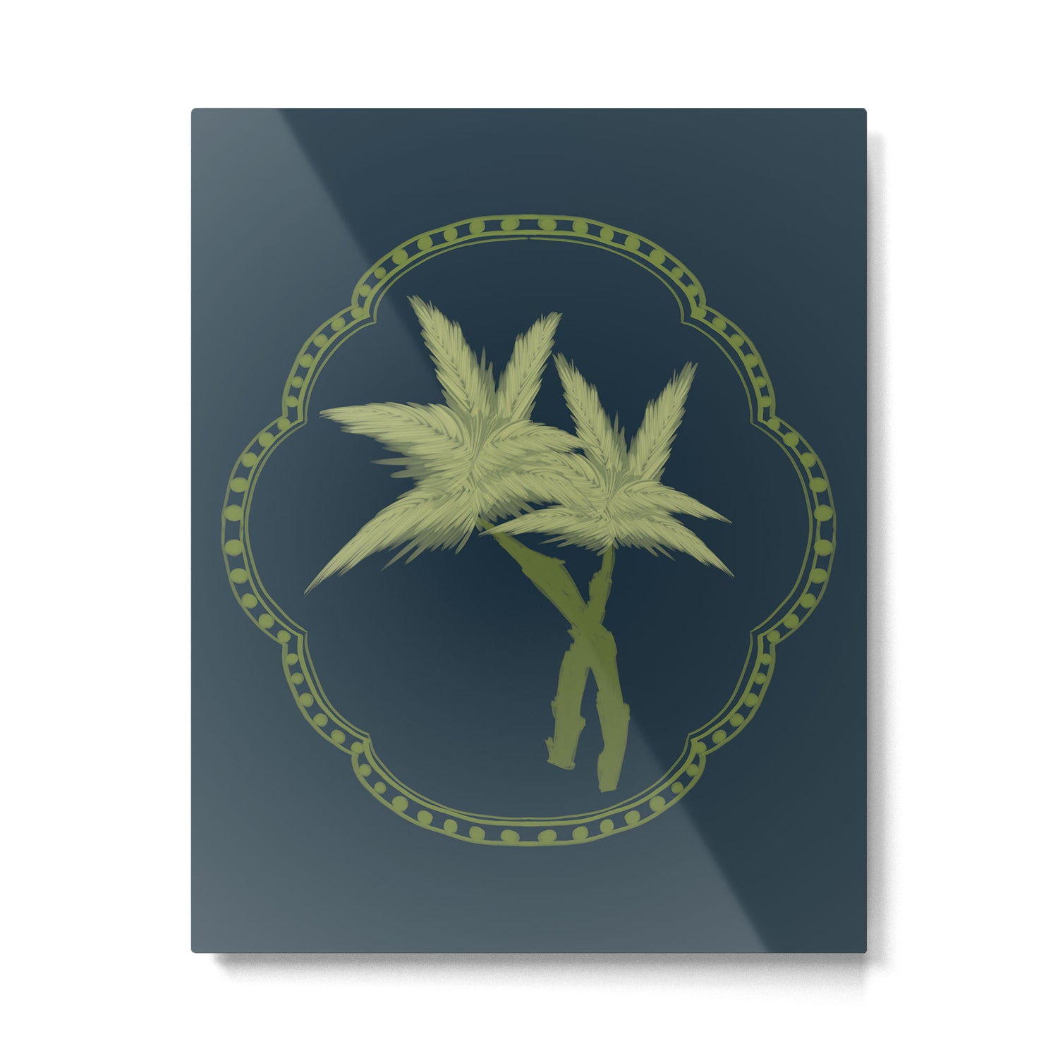Delicate Palm Metal Print Gallery Image 6