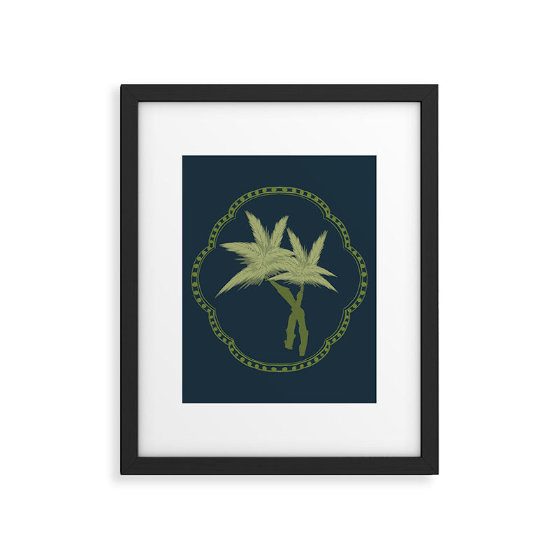 Delicate Palm Framed Art Print Gallery Image 6