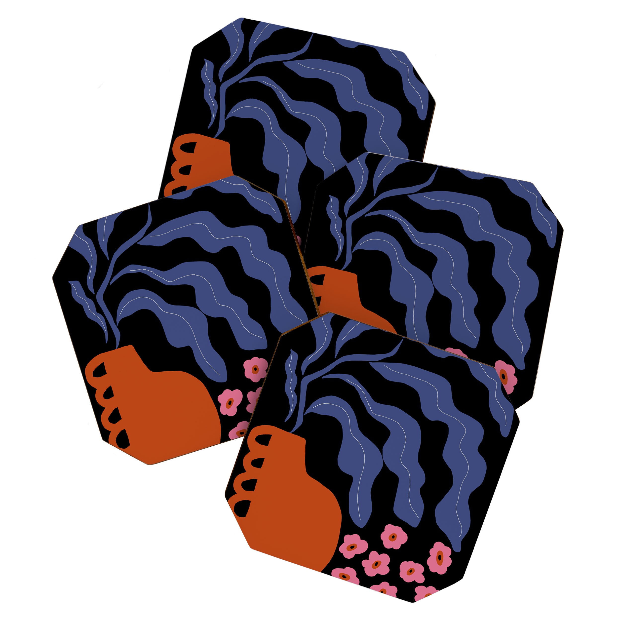 Delightful floral Coaster Gallery Image 1