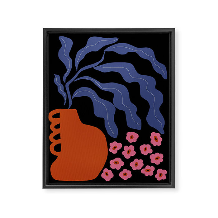 Delightful floral Framed Canvas Print Gallery Image 1