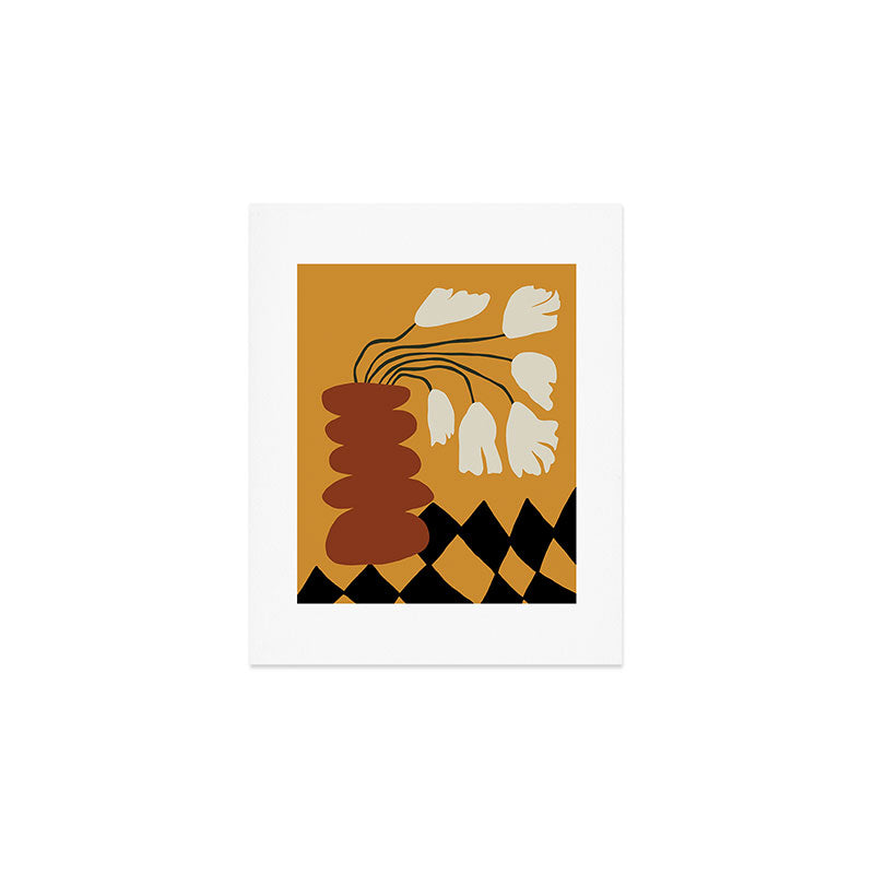 Dropping flower-pot  Art Print Gallery Image 1