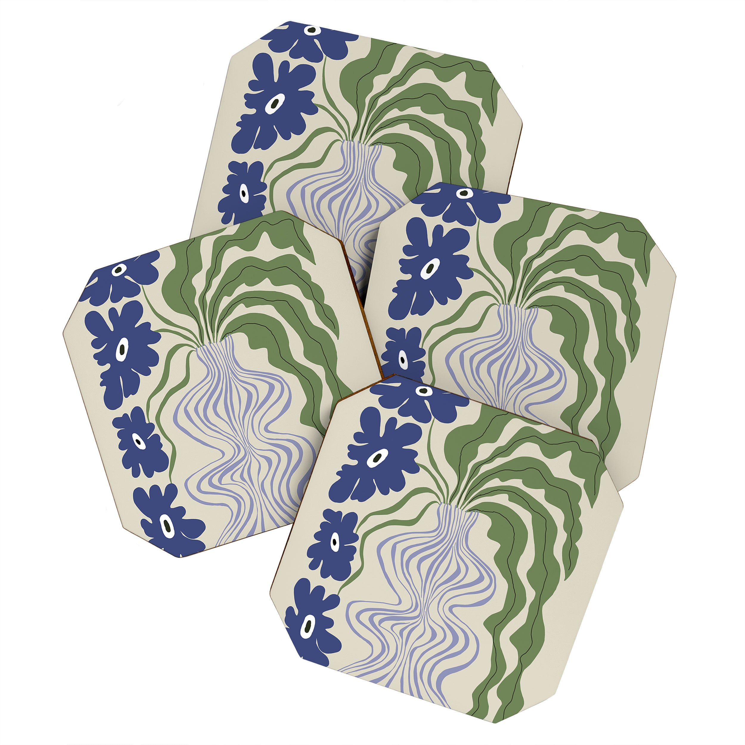 Dropping leaf plant  Coaster Gallery Image 1