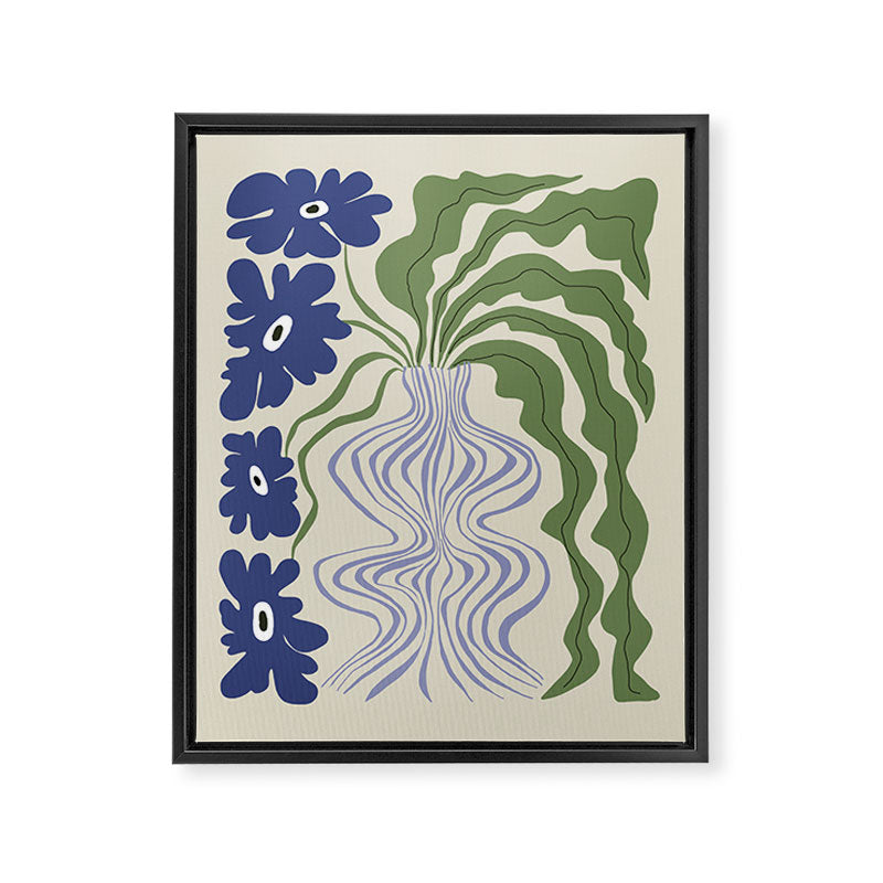 Dropping leaf plant  Framed Canvas Print Gallery Image 3