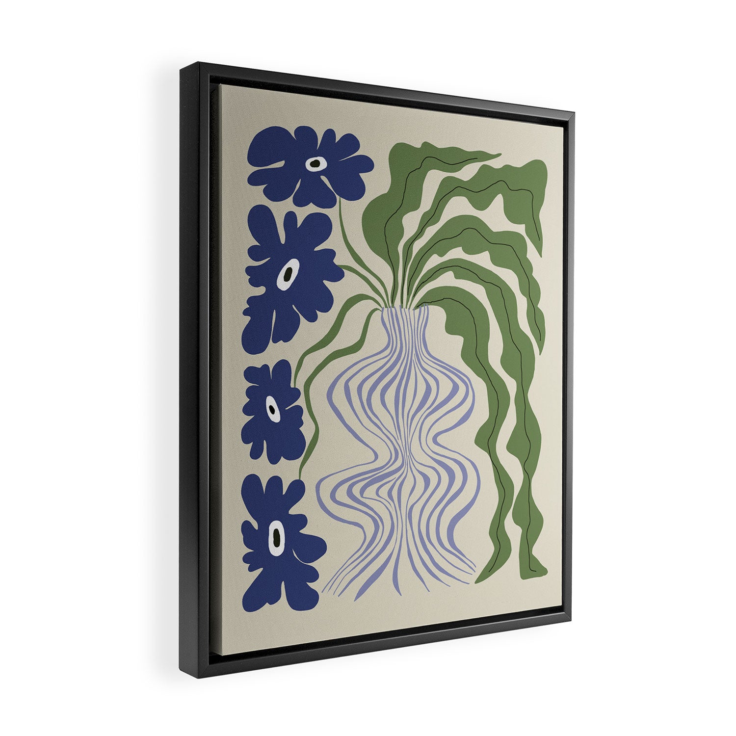 Dropping leaf plant  Framed Canvas Print Gallery Image 2
