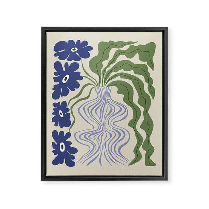 Dropping leaf plant  Framed Canvas Print Gallery Image 1