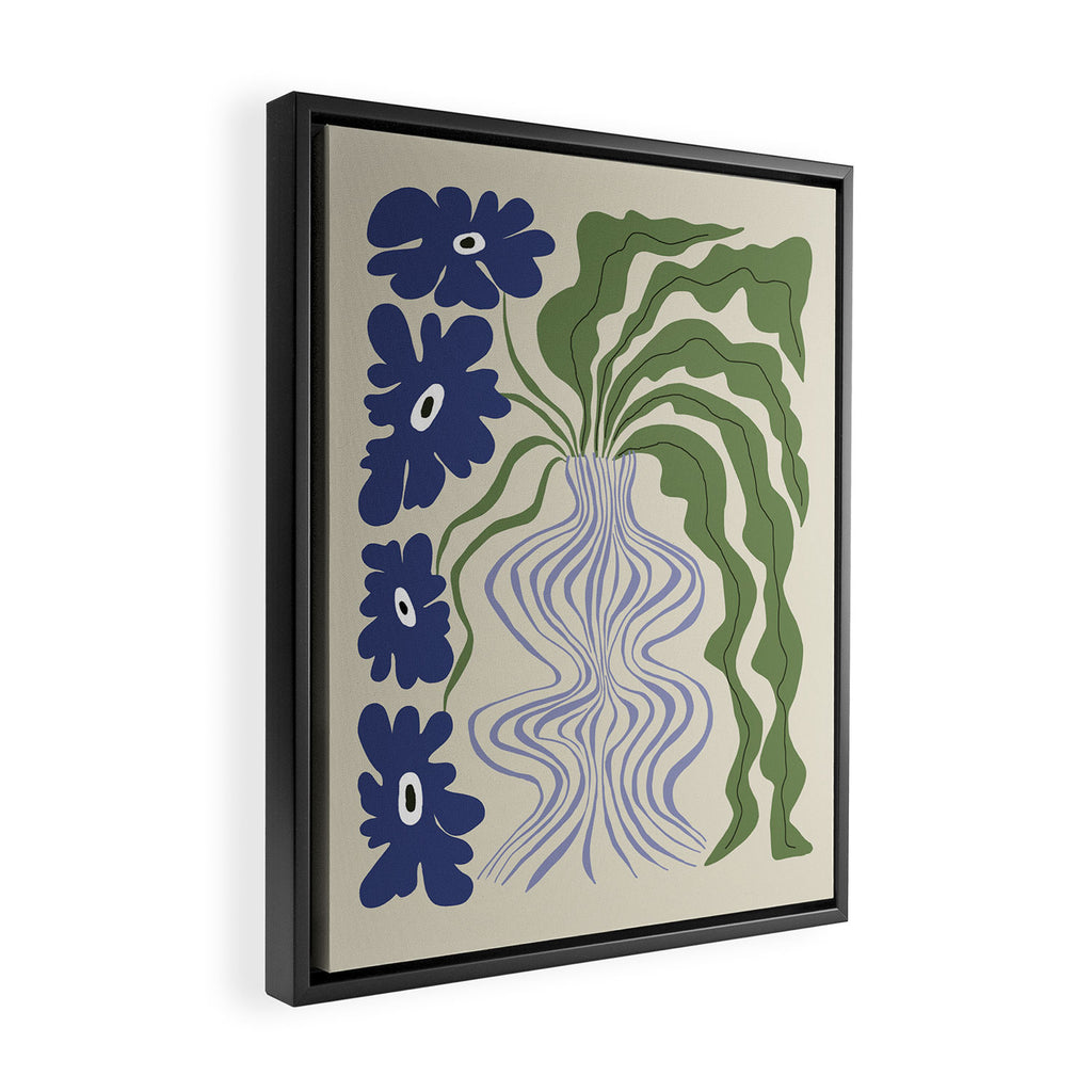 Dropping leaf plant  Framed Canvas Print Gallery Image 2