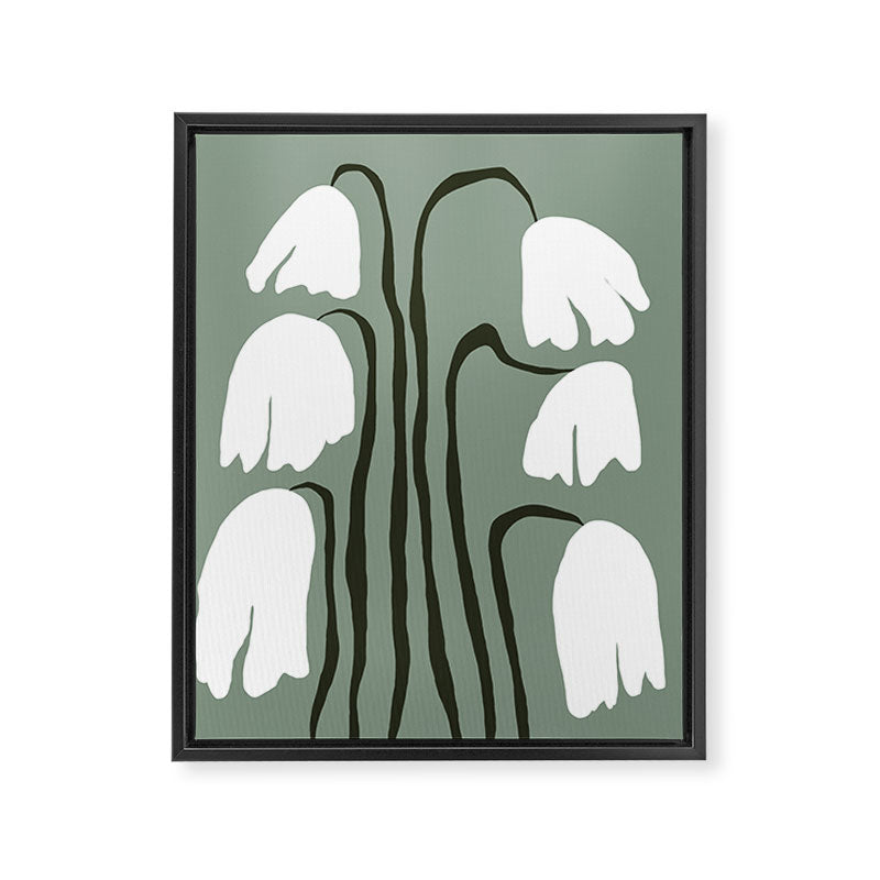 Dropping Tulip Framed Canvas Print Gallery Image 6