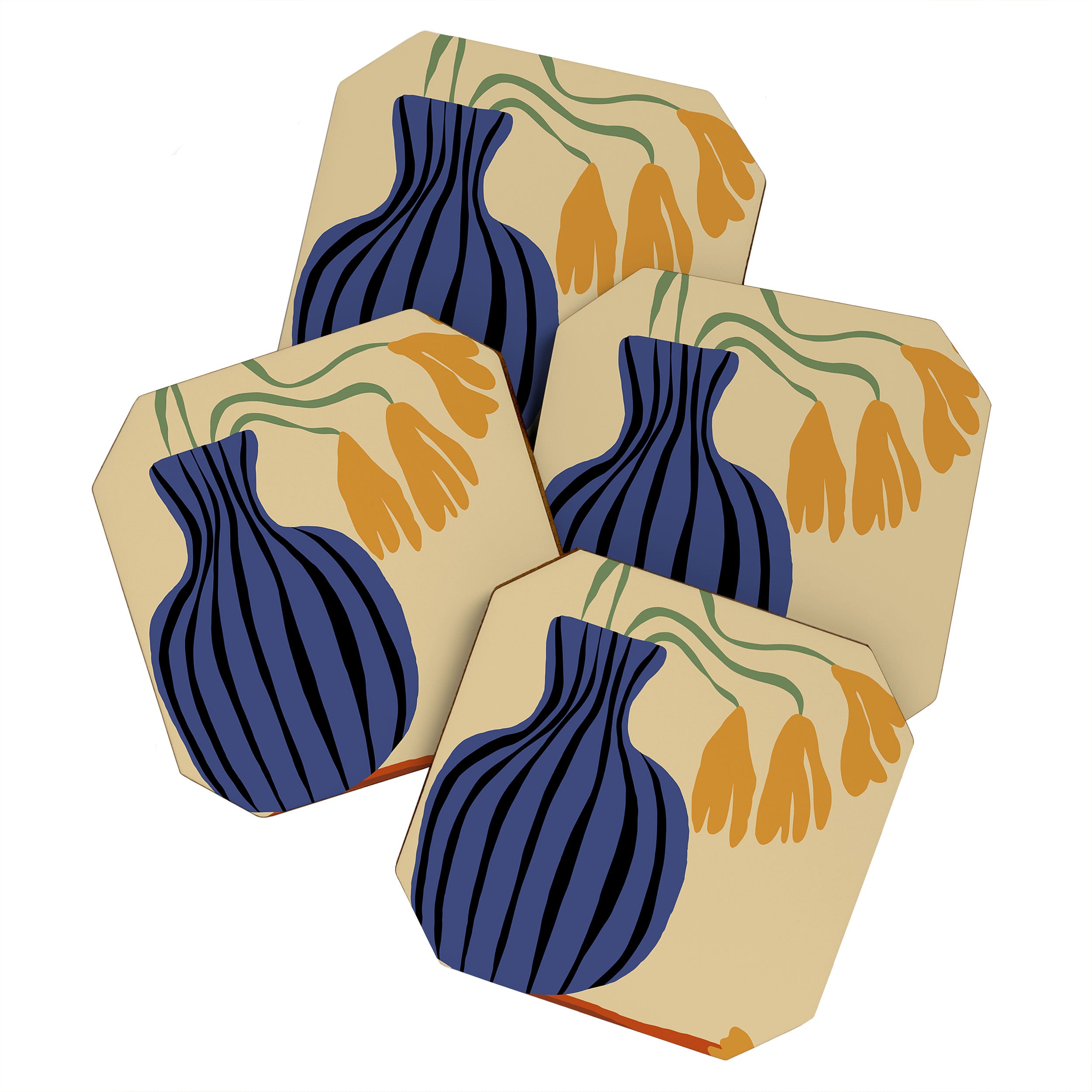 Falling petals  Coaster Gallery Image 1