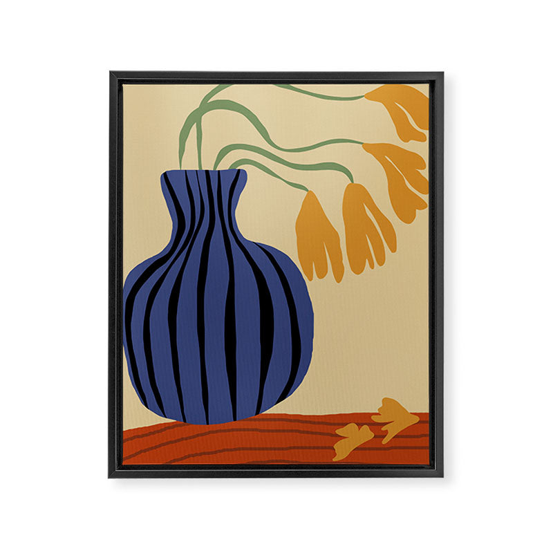 Falling petals  Framed Canvas Print Gallery Image 6
