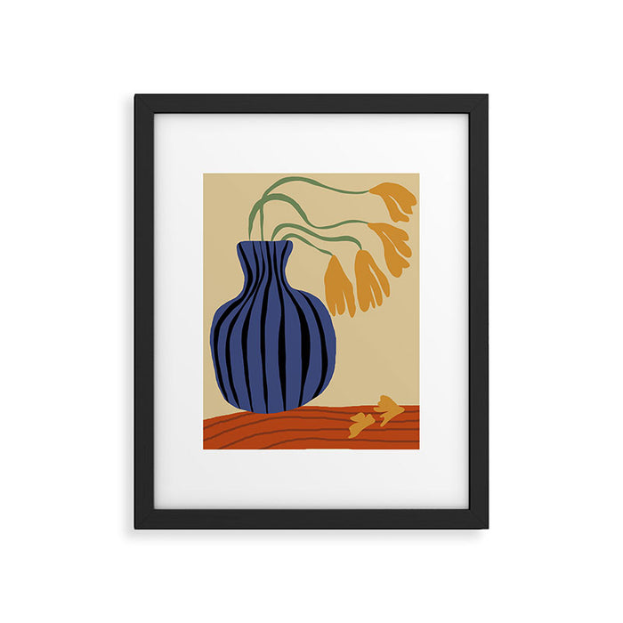 Falling petals  Framed Art Print Gallery Image 1