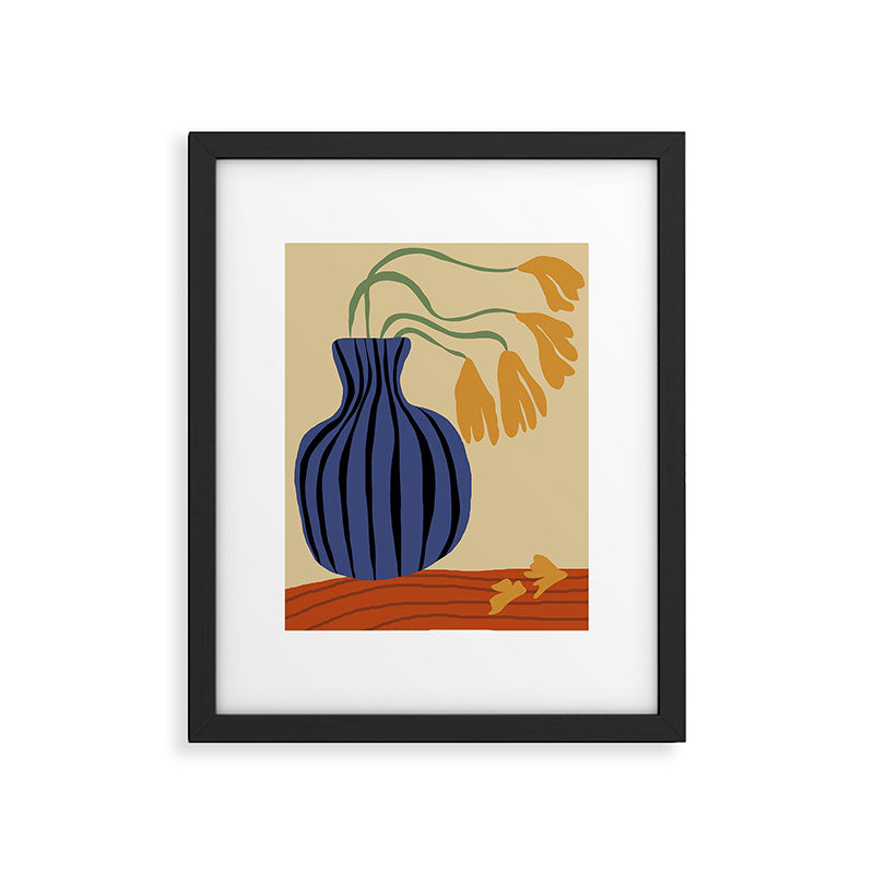 Falling petals  Framed Art Print Gallery Image 5