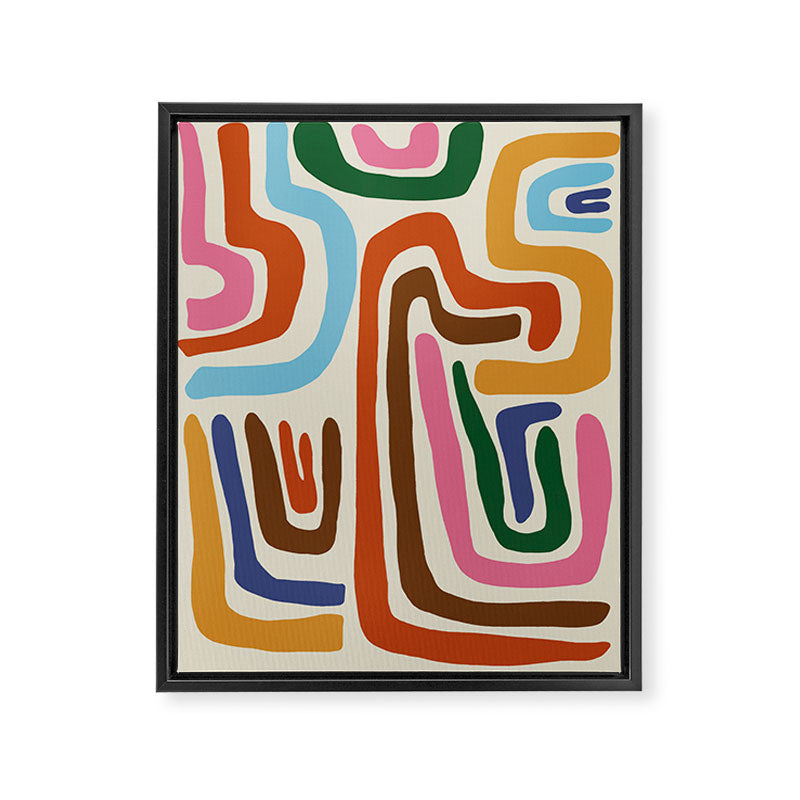 Feeling flow Framed Canvas Print Gallery Image 6