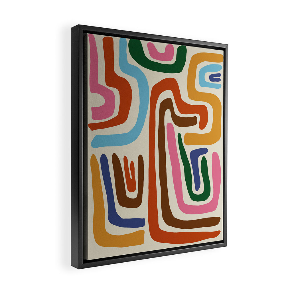 Feeling flow Framed Canvas Print Gallery Image 2