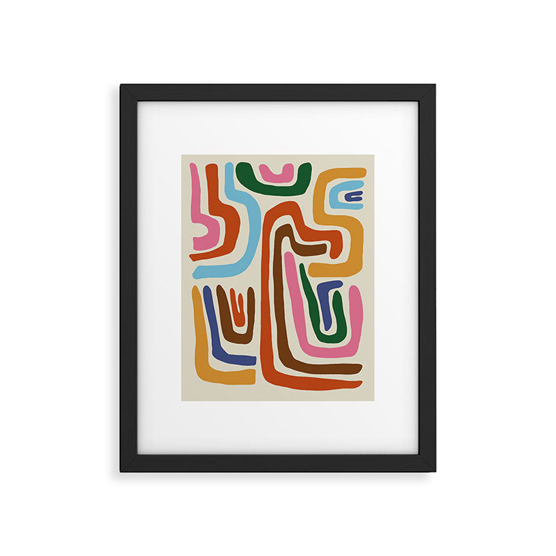 Feeling flow Framed Art Print Gallery Image 5