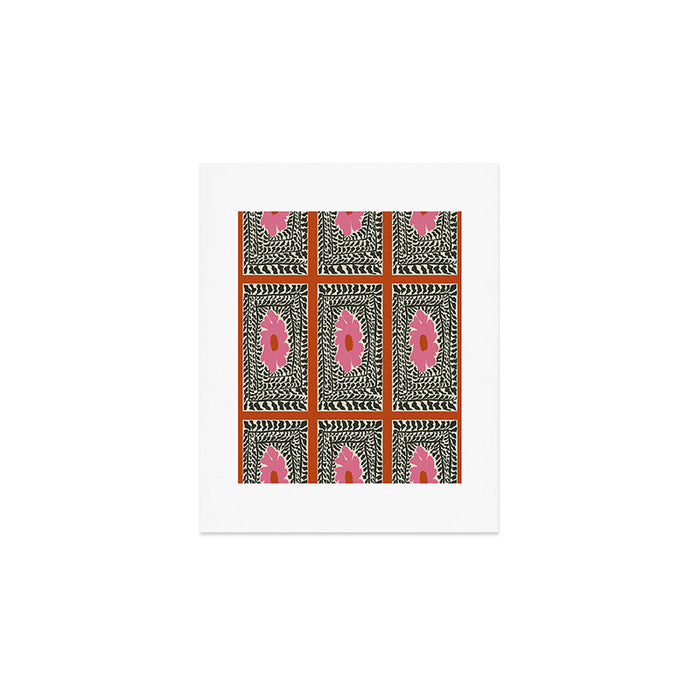 Fern and fun flower Art Print Gallery Image 1