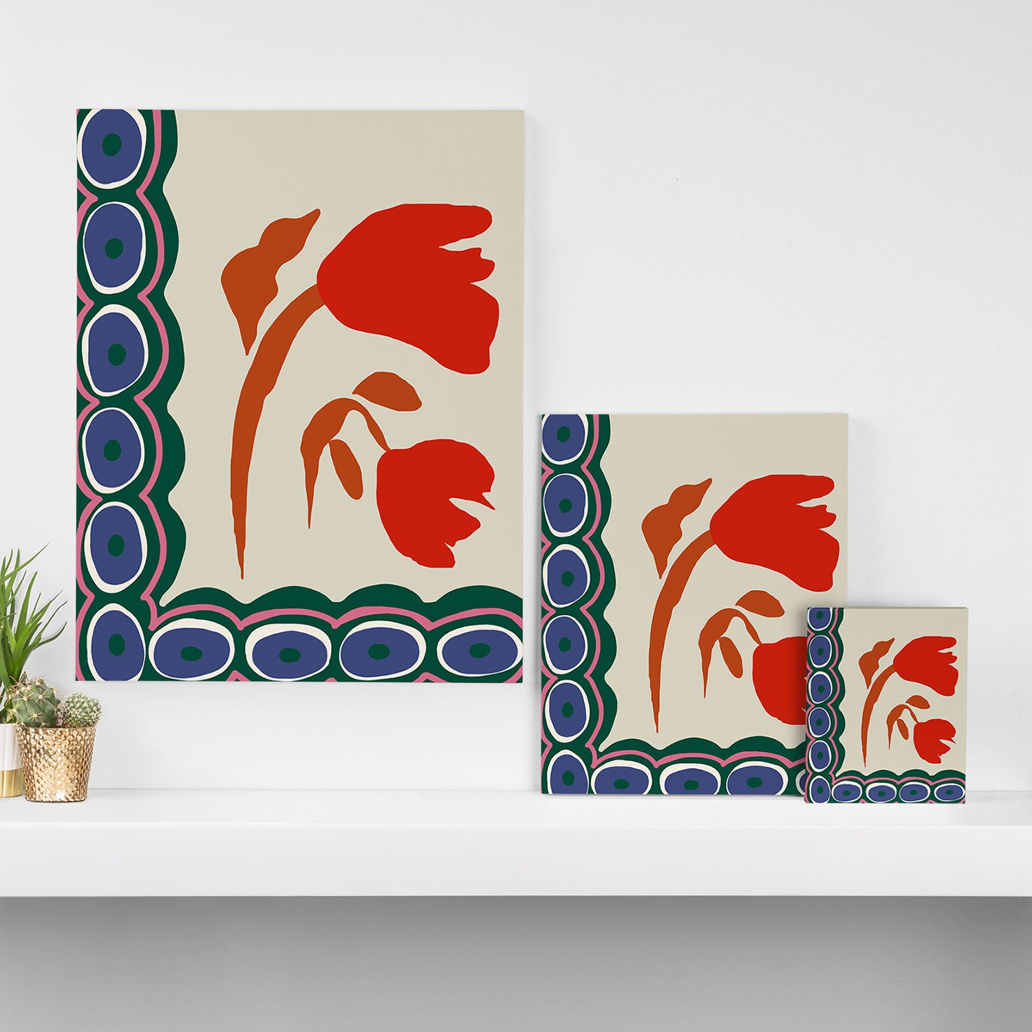 Flora Harmony Canvas Print Gallery Image 3